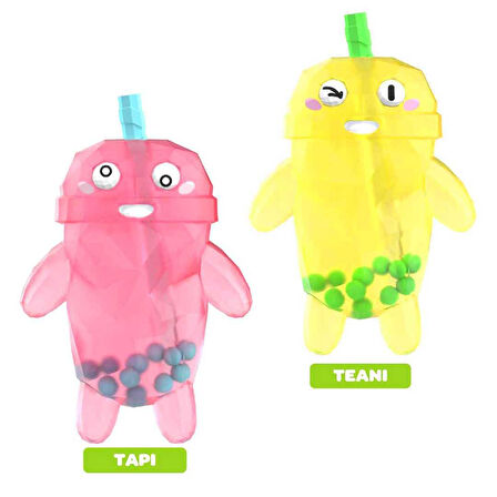  SUNMAN BEST TOY FOREVER 358234 BUBBLE TEA CRYSTAL BOBA PALS SERİ UZAYAN FİGÜR 14 CM 5+
