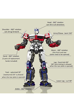 Seçtim Aldım Transformers Rise Of The Beasts Optimus Prime Model Kit 20 Cm 8