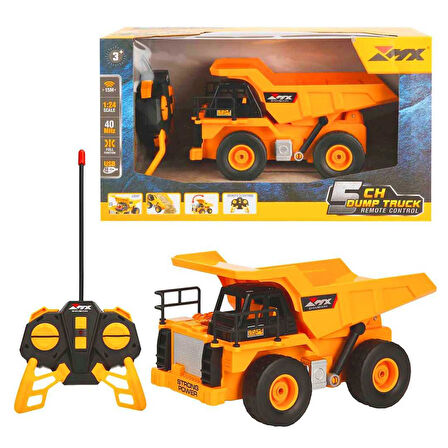 PASİFİK KUMANDALI DAMPERLİ KAMYON Z6811A 5CH F/F R/C 40MHZ USB 1:24 IŞIKLI 3+