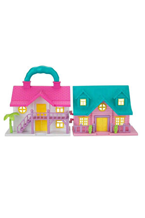 SEÇTİM ALDIM HOMMY KDL39-54 MY HAPPY FAMİLY VİLLA SET ÇİFT TARAFLI 2 KATLI 14 PCS ORTA 3+