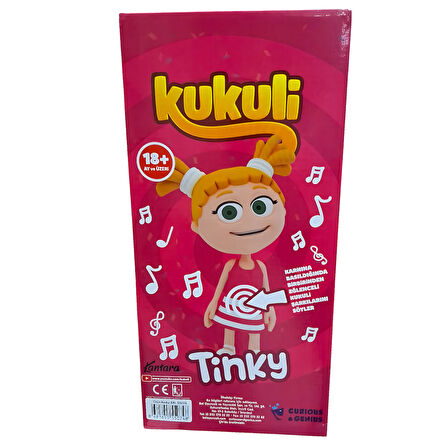KUKULİ TİNKY BAL55074 MÜZİKLİ PİLLİ 30 CM 18M+