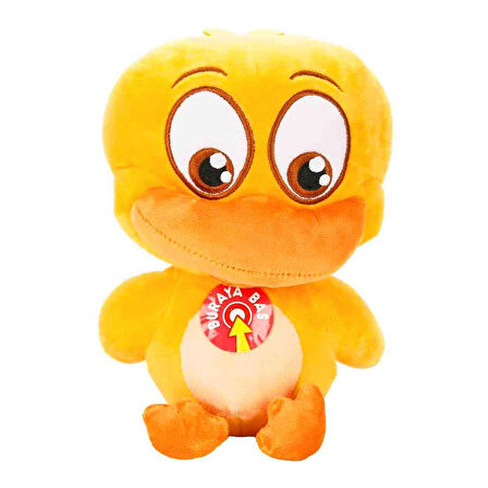 BAL PELÜŞ SEVİMLİ DOSTLAR ŞAŞKIN ÖRDEK BAL55115 MÜZİKLİ PİLLİ 23 CM 10M+