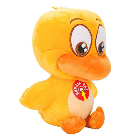 BAL PELÜŞ SEVİMLİ DOSTLAR ŞAŞKIN ÖRDEK BAL55115 MÜZİKLİ PİLLİ 23 CM 10M+