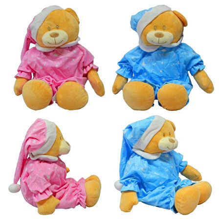 HALLEY PELÜŞ PL62345 UYKUCU PİJAMALI AYILAR 30 CM