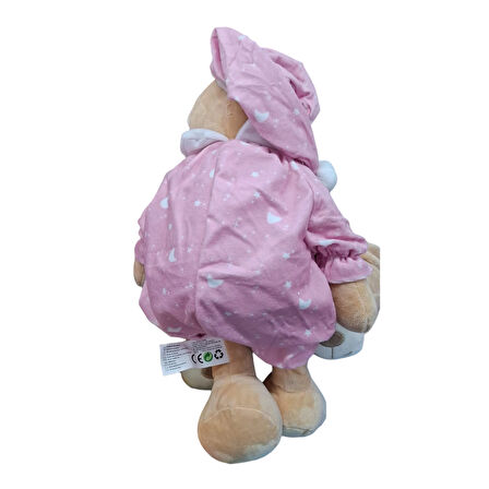 HALLEY PELÜŞ PL62345 UYKUCU PİJAMALI AYILAR 30 CM
