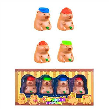 GOLD TOYS 1977 CAPYBARA 5.5 CM 4 LÜ 3+