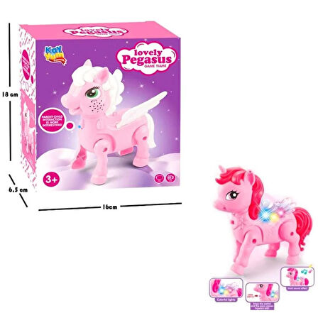  KAYYUM LOVELY PEGASUS PEMBE AT 2570 YÜRÜYEN SESLİ PİLLİ 3+