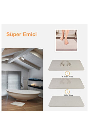 Sihirli Su Emici Banyo Paspası Tüm Renkler