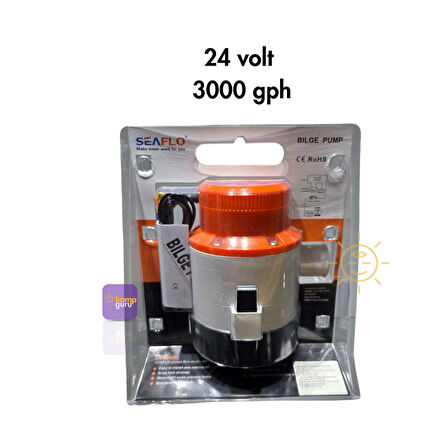 seaflo 3000 gph 24 volt sintine pompası