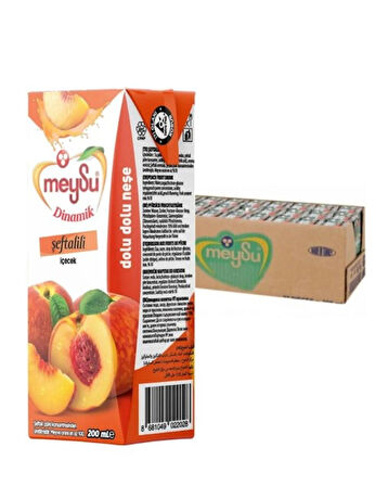 Meysu Şeftali Meyve Suyu 200ml 27 Adet 