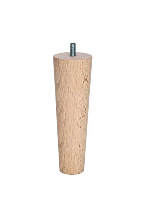 Fawdecor Ahşap Konik Ayak - Boy 43 cm - ORTA BOY (Medium)