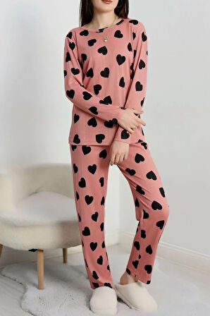 SeKa Pegasus Alt Üst Aynı Pijama Takımı Pudrasiyah - 50749.1048.