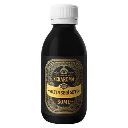 Sek Aroma Altın Seri Anason Yağı - Hazır Karışım Altın Seri Kiti 50 ML (1 LİTREYE UYUMLU)