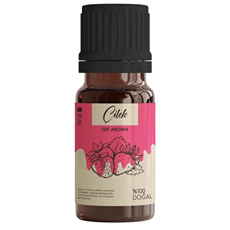 Sek Aroma Çilek Votka Kiti - Çilek Vodka Aroması 10 ML (1 LİTREYE UYUMLU)