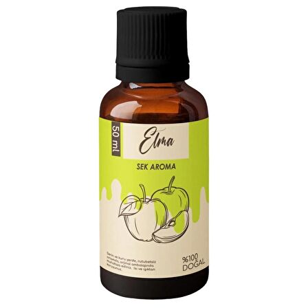 Sek Aroma Yeşil Elma Votka Kiti - Yeşil Elma Vodka Aroması 50 ML (5 LİTREYE UYUMLU)