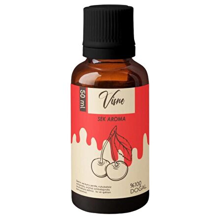 Sek Aroma Vişne Votka Kiti - Vişne Vodka Aroması 50 ML (5 LİTREYE UYUMLU)