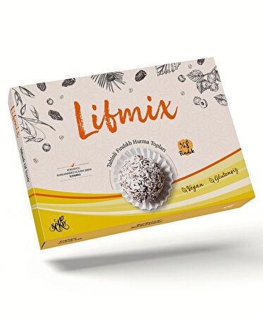 Lifmix - Tahinli Fındıklı Hurma Topları Net 215 G