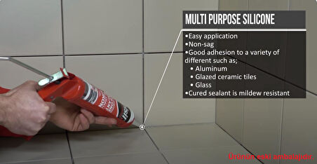 Selsil Genel Amaçlı Silikon ANTRASİT GRİ 322 gr. - 5 Adet