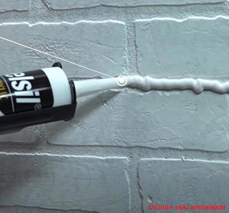 Selsil Yağmura Dayanıklı Silikonize Mastik KAHVERENGİ 485 gr. - 5 Adet