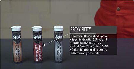 Selsil Epoksi Metal Tamir Macunu 57 gr.