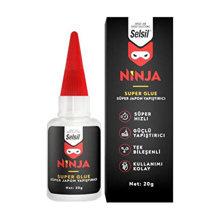 Selsil Ninja Genel Amaçlı Japon Yapıştırıcı 20 gr.