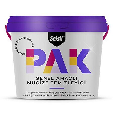 Selsil PAK Mucize Temizleyici Krem 500 gr.