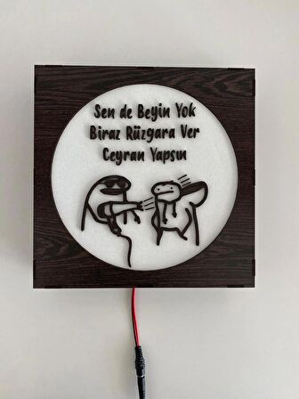 Sen de Beyin Yok - Işıklı Dekor