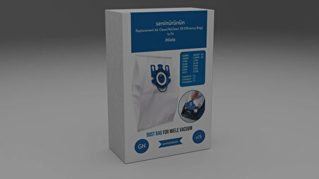 seninürünün MIELE Silver Shadow 5 Katlı Kutulu İthal Bez Toz Torbası 15 Adet 