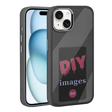 Senon Apple iPhone 15 Kılıf Ekranı Yansıtan Zore Akıllı NFC Kapak