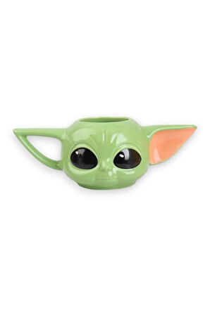 Senon Sevimli 3D Baby Yoda Seramik Özel Kupa Yoda Kupa 300 ML