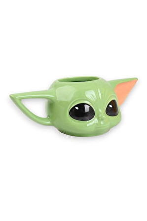 Senon Sevimli 3D Baby Yoda Seramik Özel Kupa Yoda Kupa 300 ML