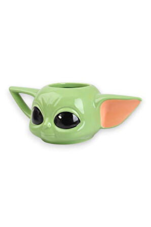 Senon Sevimli 3D Baby Yoda Seramik Özel Kupa Yoda Kupa 300 ML