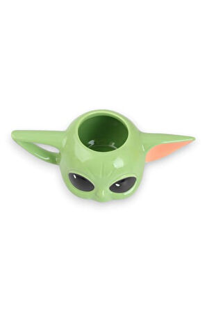 Senon Sevimli 3D Baby Yoda Seramik Özel Kupa Yoda Kupa 300 ML