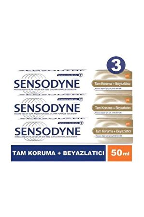 Tam Koruma+beyazlatıcı Diş Macunu 50 Ml *3 Adet