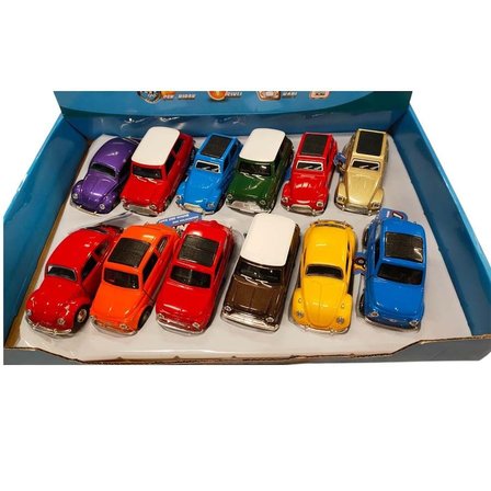 Metal Çekbırak Sesli Işıklı Mini Araç 1:36