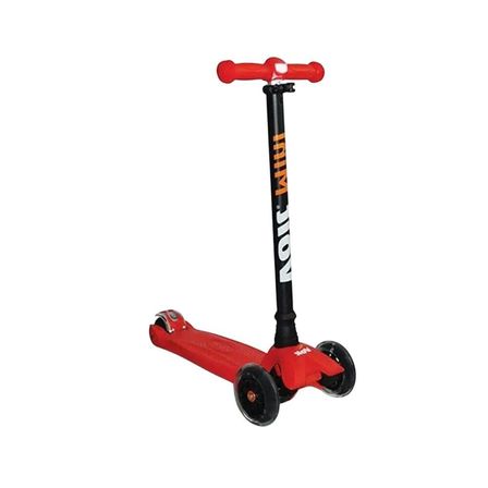 Voit 218 Işıklı 3 Teker Scooter-Kırmızı