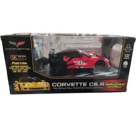 Corvette C6.R Işıklı-USB Kablolu Kumandalı Araba
