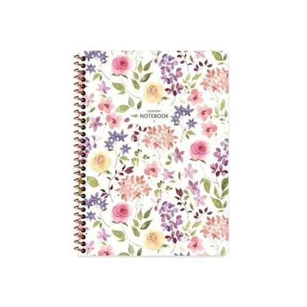 Keskin A4 80 Yp.Kar. Karton Kp.Spr.Çiçek Defter