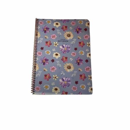 Keskin A4 80 Yp.Çiz. Karton Kp.Spr.Çiçek Defter