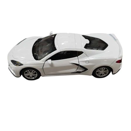 Metal Çekbırak Sesli Işıklı Corvette As Araba 1:36
