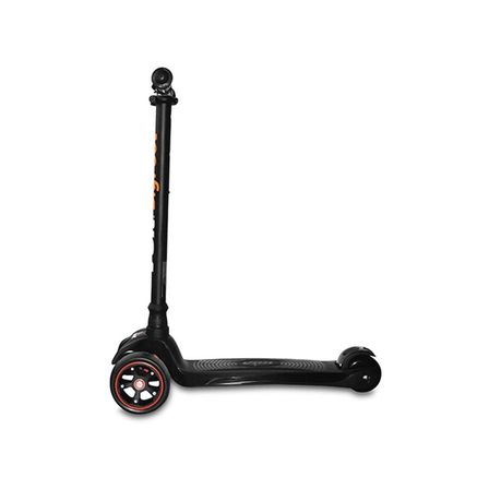 Voit 218c Işıklı Geniş 3 Teker Scooter-Siyah