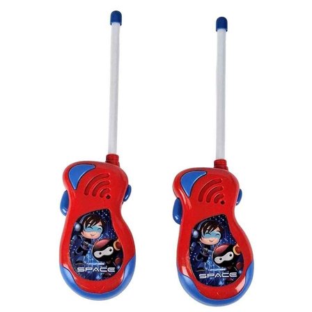 Walkie Talkie Süper Kahraman Temalı Telsiz Seti