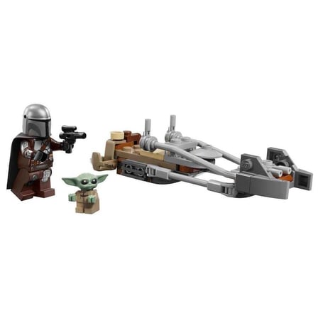 Lego Star Wars Mandalorian ve Grogu Motosikleti