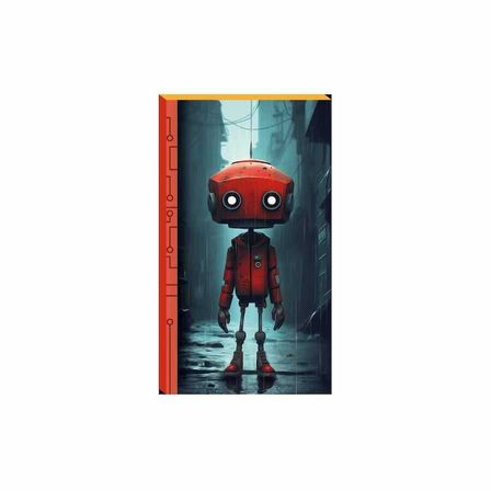 Lilamor Robot Defter 9x16 48 Syf.