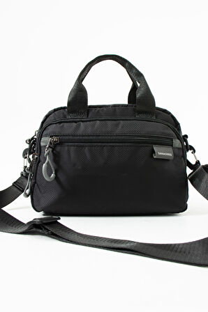 Sanmorris Suya Dayanıklı Ultra Hafif Paraşüt Kumaş 4 Gözlü Kadın El ve Omuz Çantası