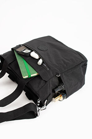 Sanmorris Kadın Büyük Boy Çok Bölmeli Suya Dayanıklı Çapraz Ve Omuz Askılı Çanta