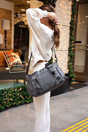 Sanmorris Hafif ve Dayanıklı Paraşüt Kumaş El Ve Çapraz Askılı Çok Bölmeli Çanta