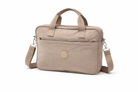 Sanmorris Unisex Klinkır Koyu Gri Renkli Suya Dayanıklı Laptop Bölmeli Çapraz Askılı Evrak Ve Laptop