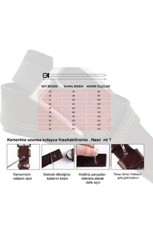 2 Adet Siyah %100 Hakiki Manda Derisi Kemer – 4.5 cm Genişlik – Tokası Kalın - Kot Pantolon Kemeri