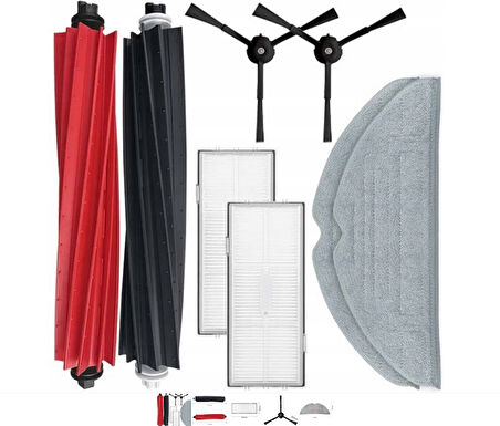 srfn ticaret Roborock s8 PRO ULTRA Uyumlu Aksesuar Seti